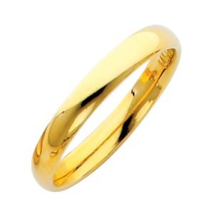 Women's 3.0 mm Comfort Fit Wedding Band in 14K Yellow Gold