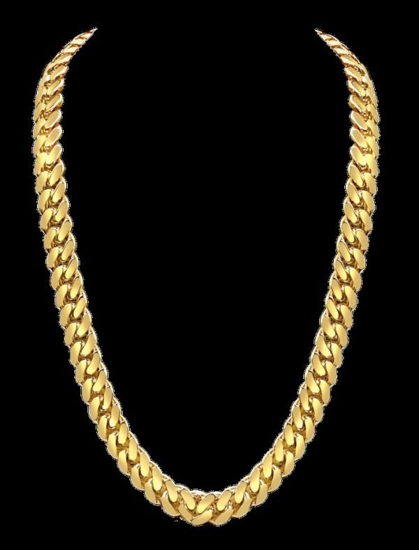 Men's 22" 12.0 mm Miami Cuban Link Necklace in 14K Yellow Gold